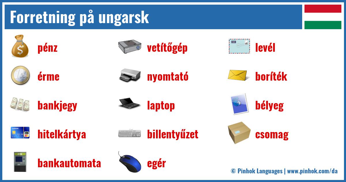 Forretning på ungarsk