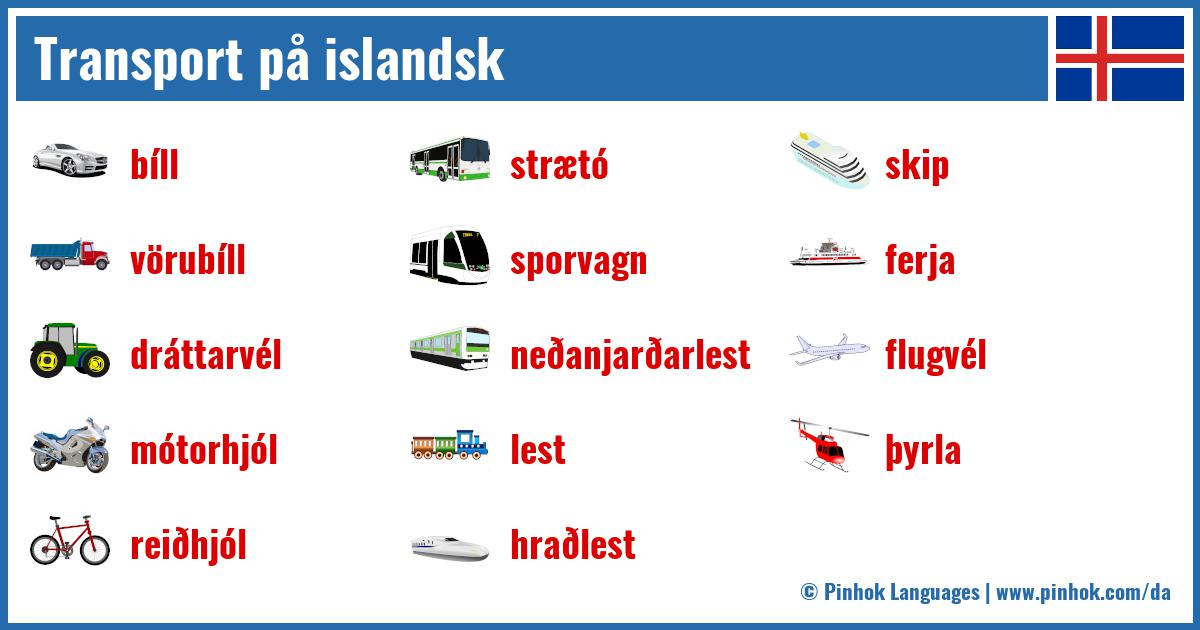 Transport på islandsk