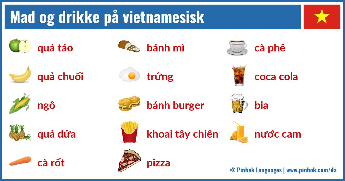 Mad og drikke på vietnamesisk