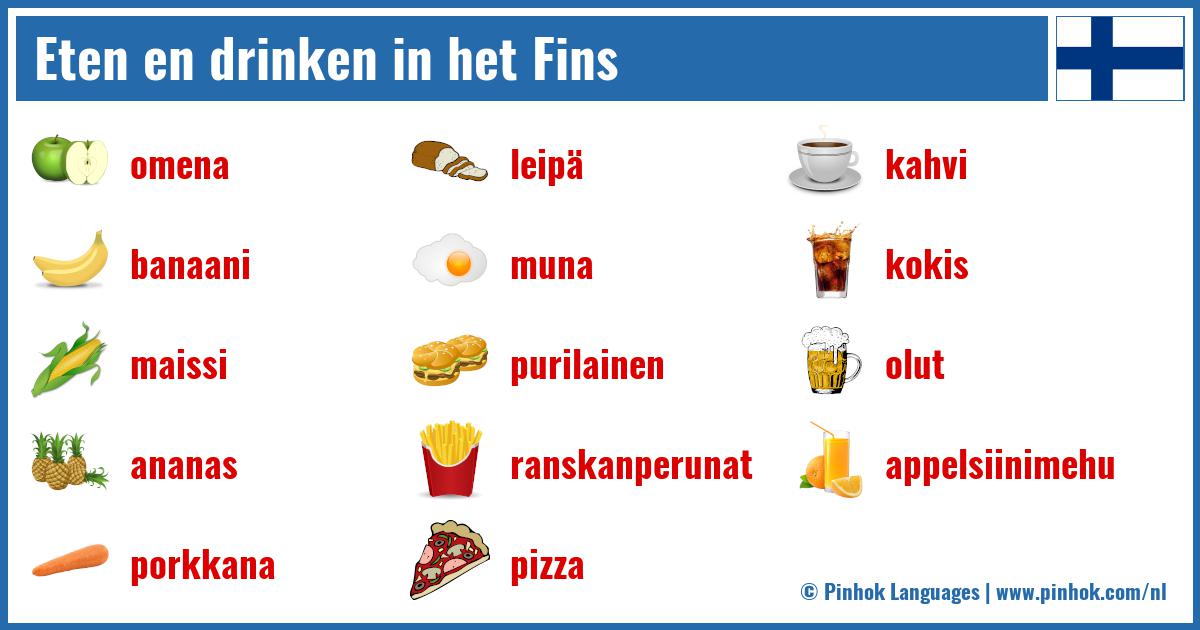 Eten en drinken in het Fins