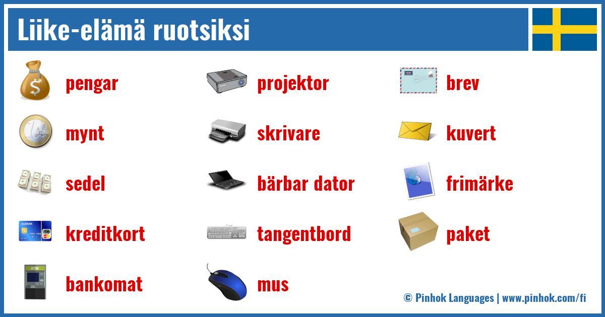 Liike-elämä ruotsiksi