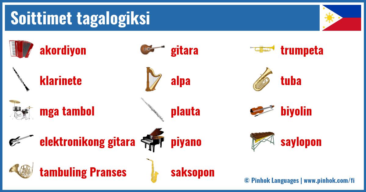 Soittimet tagalogiksi