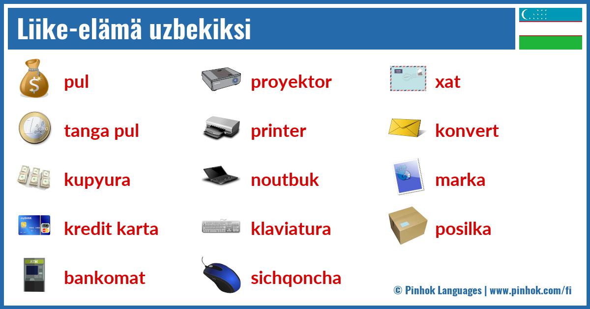 Liike-elämä uzbekiksi