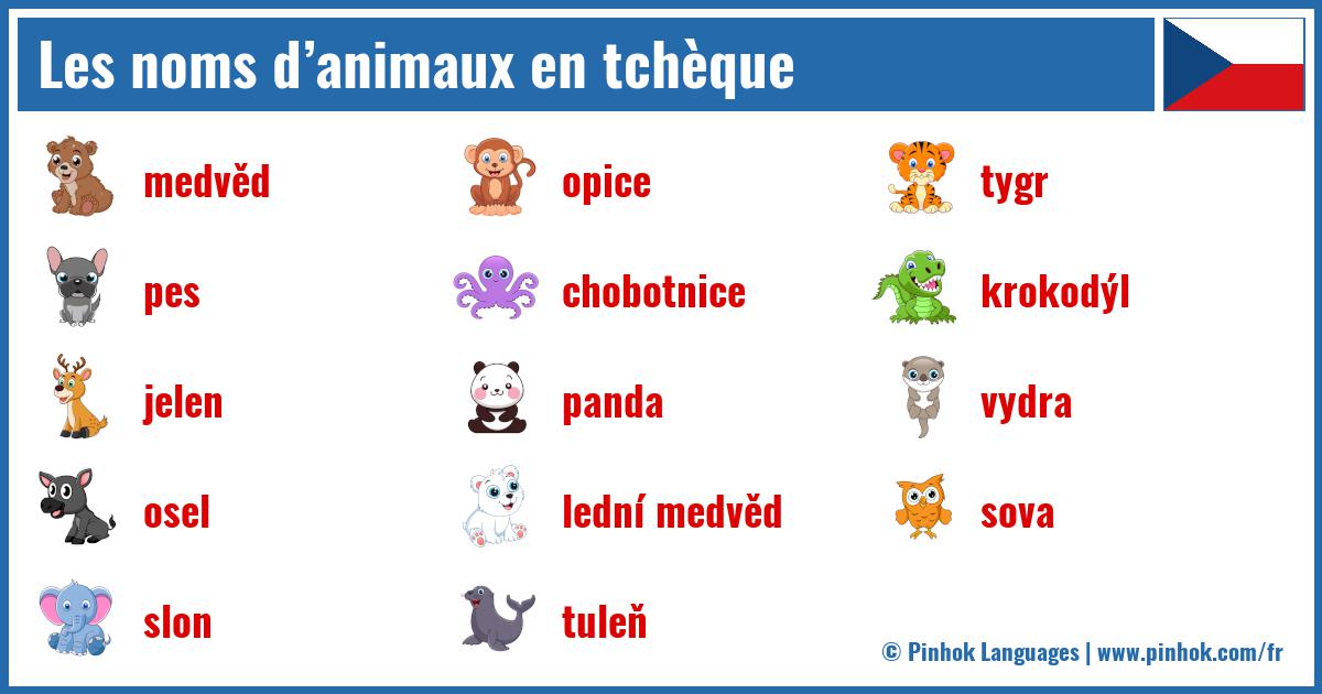 Les noms d’animaux en tchèque