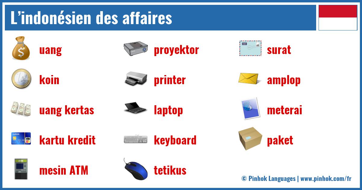 L’indonésien des affaires