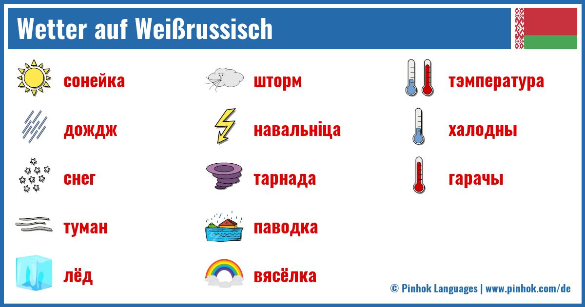 Wetter auf Weißrussisch