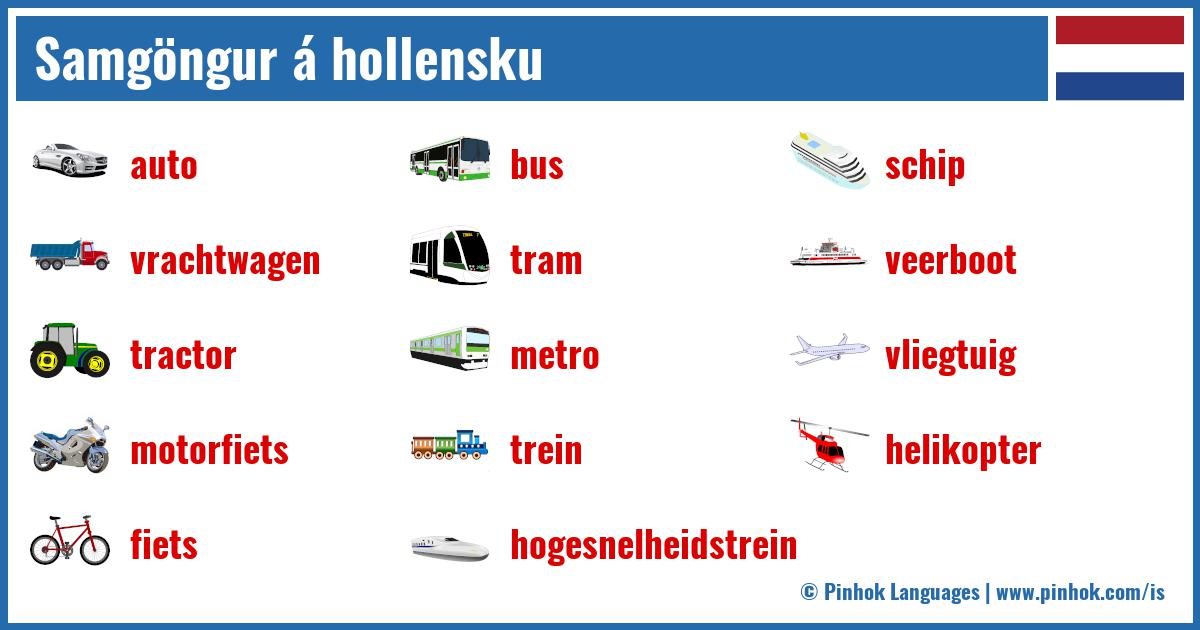 Samgöngur á hollensku