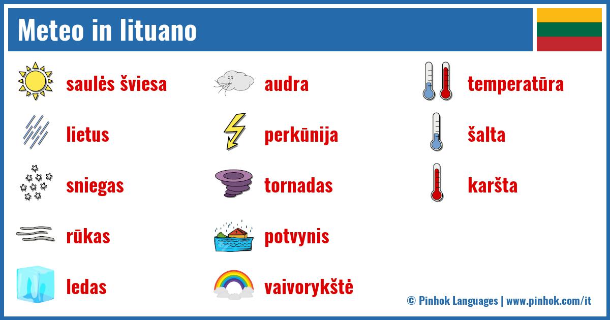 Meteo in lituano