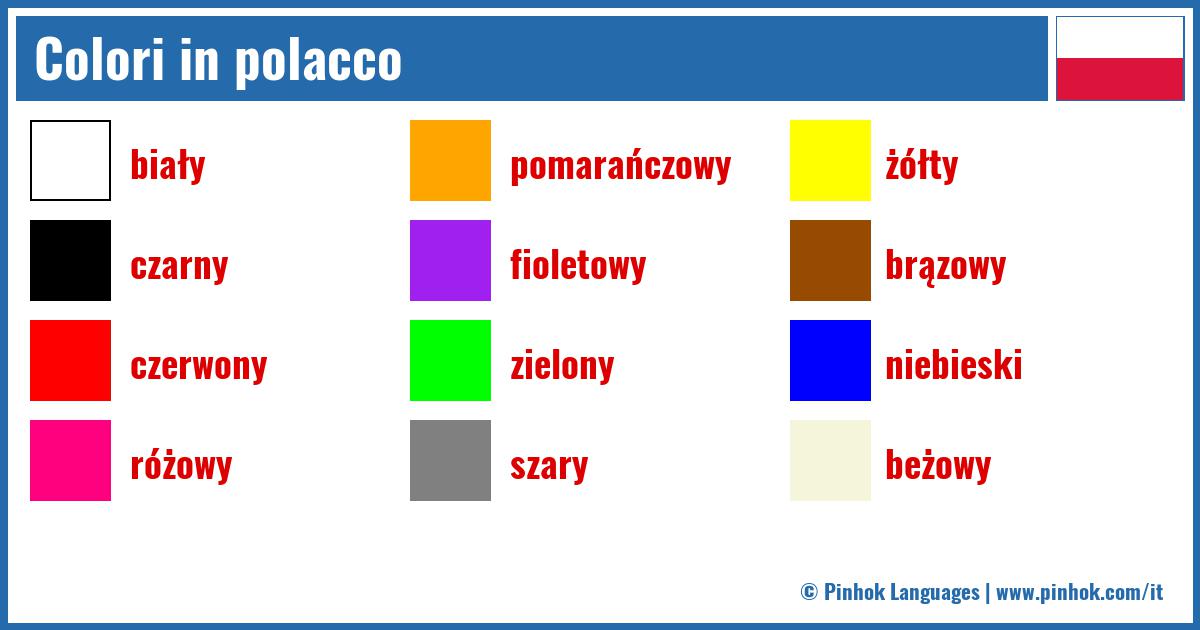 Colori in polacco