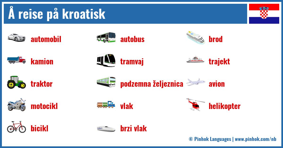 Å reise på kroatisk