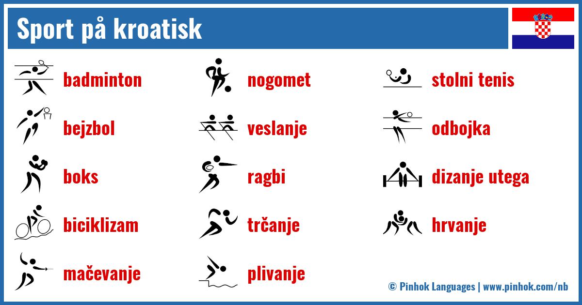 Sport på kroatisk