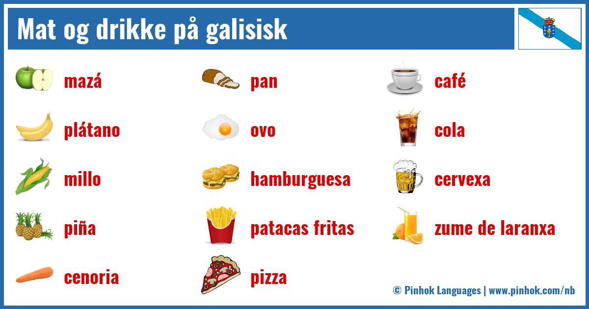 Mat og drikke på galisisk