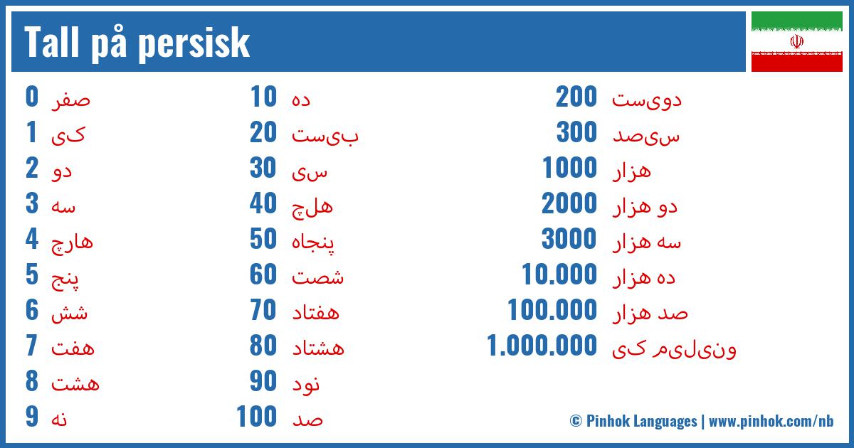 Tall på persisk
