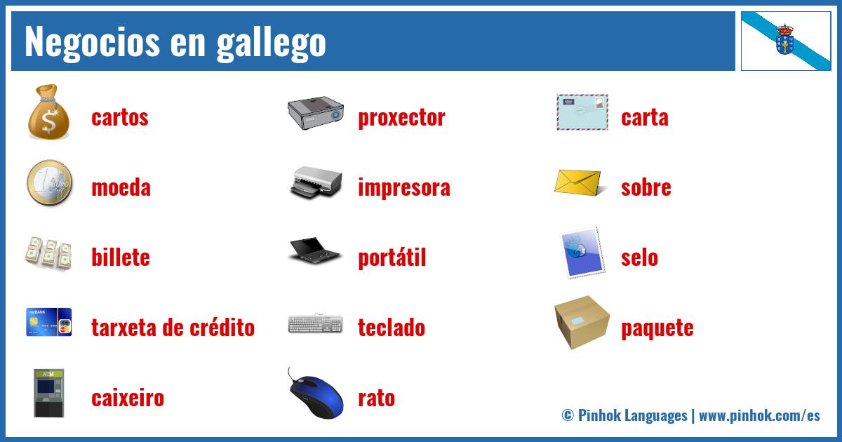 Negocios en gallego