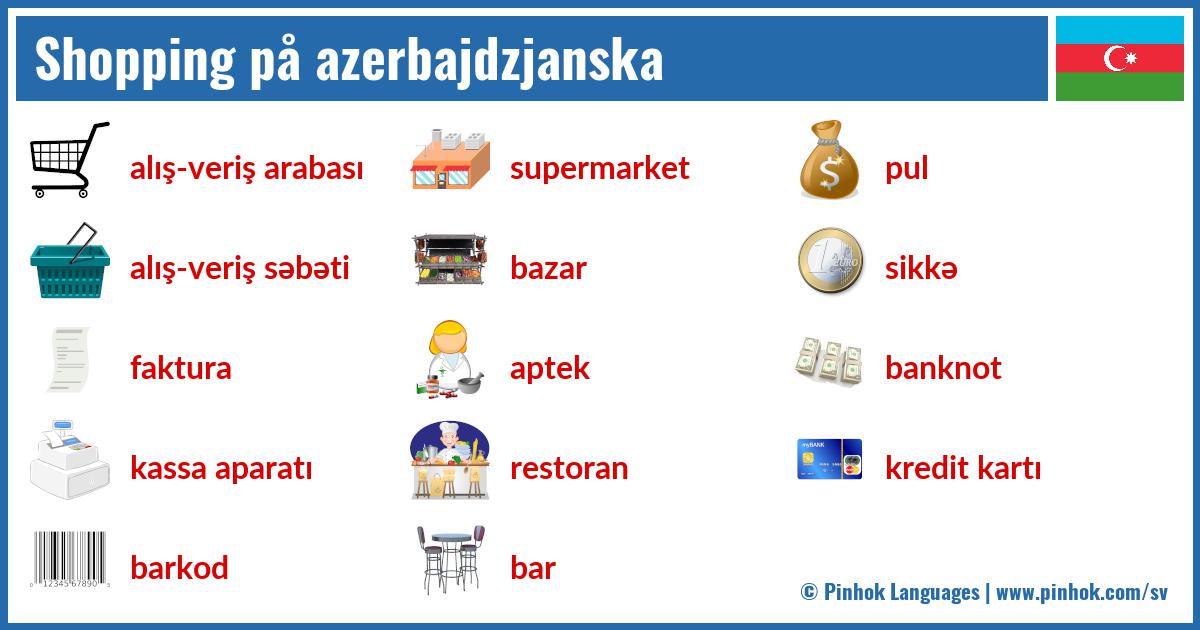 Shopping på azerbajdzjanska